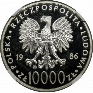 10000 złotych Jan Paweł II 1986