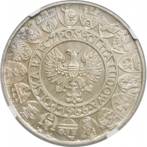 PRÓBA 100 złotych Mieszko i Dąbrówka 1966 - srebro
