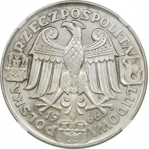 PRÓBA 100 złotych Mieszko i Dąbrówka 1966 - srebro