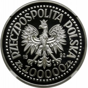 100000 złotych 1992 Wojciech Korfanty - srebro