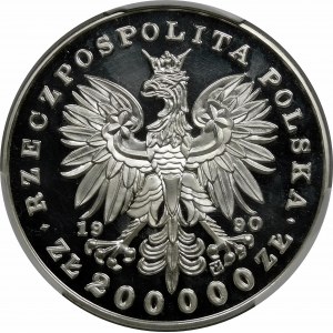 200000 złotych 1990 Kościuszko Duży Tryptyk - srebro