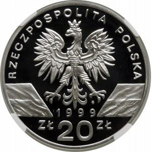 20 złotych 1999 Wilk