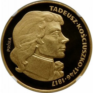 PRÓBA 500 złotych 1976 Tadeusz Kościuszko - złoto