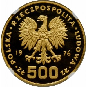 500 złotych 1976 Kazimierz Pułaski - złoto