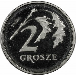 PRÓBA NIKIEL 2 grosze 1990