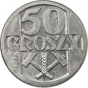 PRÓBA NIKIEL 50 groszy 1958