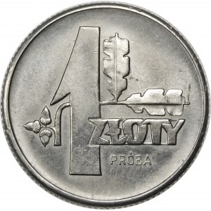 PRÓBA NIKIEL 1 złoty 1958