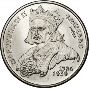 PRÓBA NIKIEL 500 złotych 1989 Władysław Jagiełło