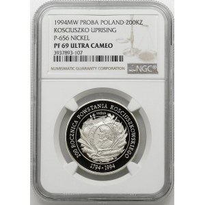 PRÓBA NIKIEL 200000 złotych 1994, 200 Rocznica Powstania Kościuszkowskiego