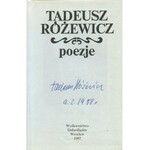 RÓŻEWICZ Tadeusz - Poezje [AUTOGRAF]