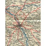 Mapa Królestwa Polskiego z oznaczeniem miast, osad, wsi, komór, kolei, dróg bitych, traktów pocztowych i rzek; dla użytku rolnictwa, handlu, przemysłu i turyzmu