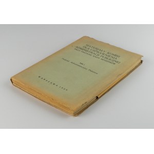 Podział administracyjny państwa. Tom I z mapą Polski [1929]