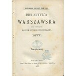 Biblioteka Warszawska. Tom I (1877) [Skarbek, Bułharyn, koleje]