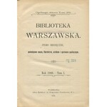 Biblioteka Warszawska. Tom I-IV. Kompletny rocznik 1906 [Wyspiański, Konopnicka, Studnicki, Galicja]