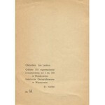 LENICA Jan - Rysunki. Katalog wystawy [1948]