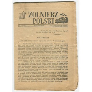 [prasa konspiracyjna] Żołnierz Polski - numer 10 z 1943 r.