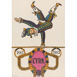 Poster JODŁOWSKI Tadeusz - Zirkus 1883-1983