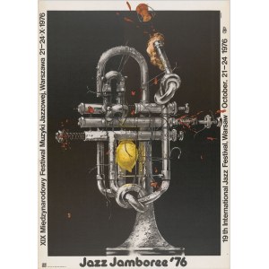 poster ŚWIERZY Waldemar - Jazz Jamboree '76. XIX International Jazz Music Festival, Warsaw 21-24.X.1976