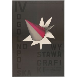 plakat TOMASZEWSKI Henryk - IV Ogólnopolska Wystawa Grafiki (1969)
