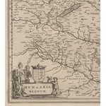 mapa [Węgry] BLEAU Joan - Królestwo Węgier. Hungaria Regnum [1650]