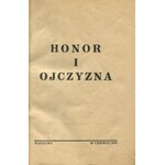 [druk konspiracyjny] (SADKOWSKI Zbigniew) - Honor i Ojczyzna [1943]
