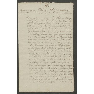 [Kalisz] Pachtvertrag über das Anwesen von Bogumił Kolumny Walewski [1811].