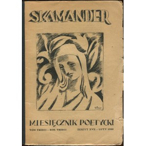 Skamander. Miesięcznik poetycki. Tom III. Zeszyt XVII (luty 1922) [Tuwim, Iwaszkiewicz ,Słonimski]