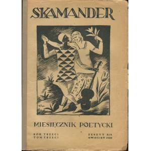 Skamander. Miesięcznik poetycki. Tom III. Zeszyt XIX (kwiecień 1922) [Słonimski, Iwaszkiewicz, Braun]