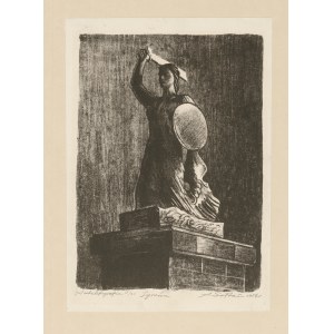 graphics SOŁTAN Aleksander - Mermaid. Autolithography [1956].