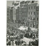 fotografia Warszawa - Zestaw 4 zdjęć z lat 50. [Bierut, Pałac pod Blachą, Marszałkowska]