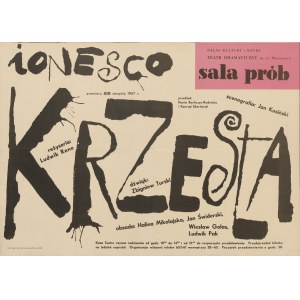 plakat LENICA Jan - Ionesco Krzesła [1957]