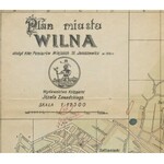 [Vilnius] Plan of the city of Vilnius arranged by St. Januszewicz [1921].