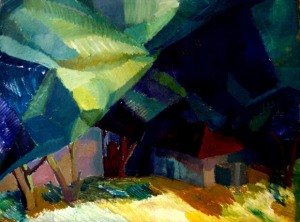 Mariia Drozdova, Evening Landscape