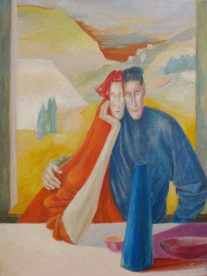 Małgorzata Fenrych (ur. 1964), Wazon niebieski, 2020