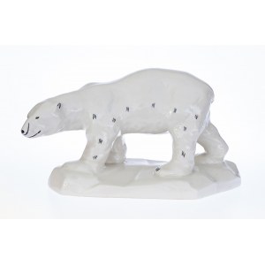 Figurka Niedźwiedź polarny - Zakłady Porcelany i Porcelitu w Chodzieży