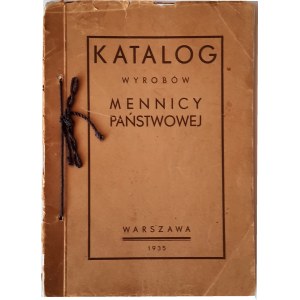 Katalog wyrobów Mennicy Państwowej, Warszawa 1935