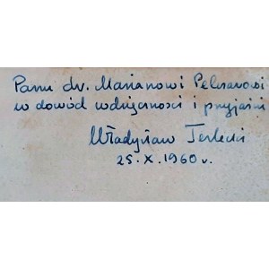 Władysław Terlecki, Katalog monet polskich 1916-1958 z autografem autora i dedykacją dla Mariana Pelczara