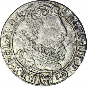 RR-, Zygmunt III Waza, Szóstak 1626, Kraków, przebite SEG na SEX w legendzie