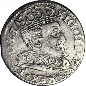 RRR-, Zygmunt III Waza, Trojak 1586, Ryga