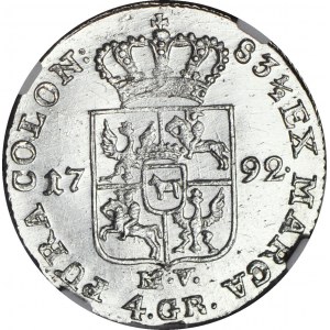 Stanisław A. Poniatowski, Złotówka 1792 PROOFLIKE