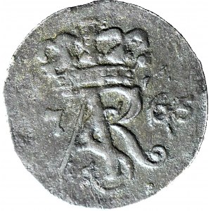 RR-, Stanisław A. Poniatowski, Szeląg 1765, Toruń, rzadki R6