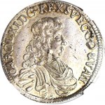 R-, Pomorze, Karol XI, 2/3 talara (Gulden) 1683, drukowane BA, Szczecin, menniczy