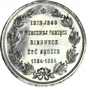 Medal, Piotr Skarga 1884, 300-lecie założenia Bractwa Miłosierdzia
