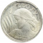 RR-, PRÓBA, 1 złoty 1924, ESSAI, Paryż