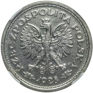 RR-, PRÓBA,1 złoty 1928 nikiel, wieniec z liści dębowych