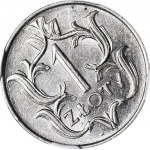 1 złoty 1929, Nominał, mennicza, DESTRUKT, SKRĘTKA 320stopni