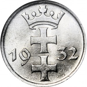 Wolne Miasto Gdańsk, 1 gulden 1932, menniczy