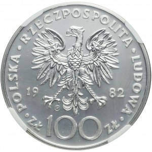 100 złotych 1982, Jan Paweł, stempel zwykły, wyśmienite