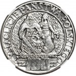100 złotych 1966, PRÓBA nikiel, Mieszko i Dąbrówka, głowy