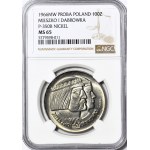 100 złotych 1966, PRÓBA nikiel, Mieszko i Dąbrówka, głowy